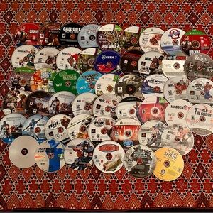 Lot of 50 Disc Only Video Games All Systems Untested *Read Description* Bulk Lot